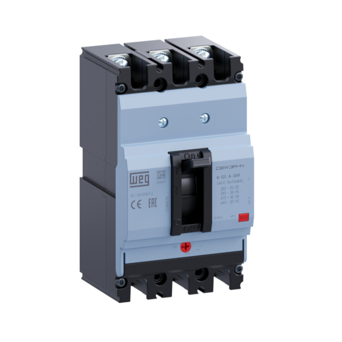 WEG INTERRUPTOR TERMOMAGNETICO CBW3A - 17791006